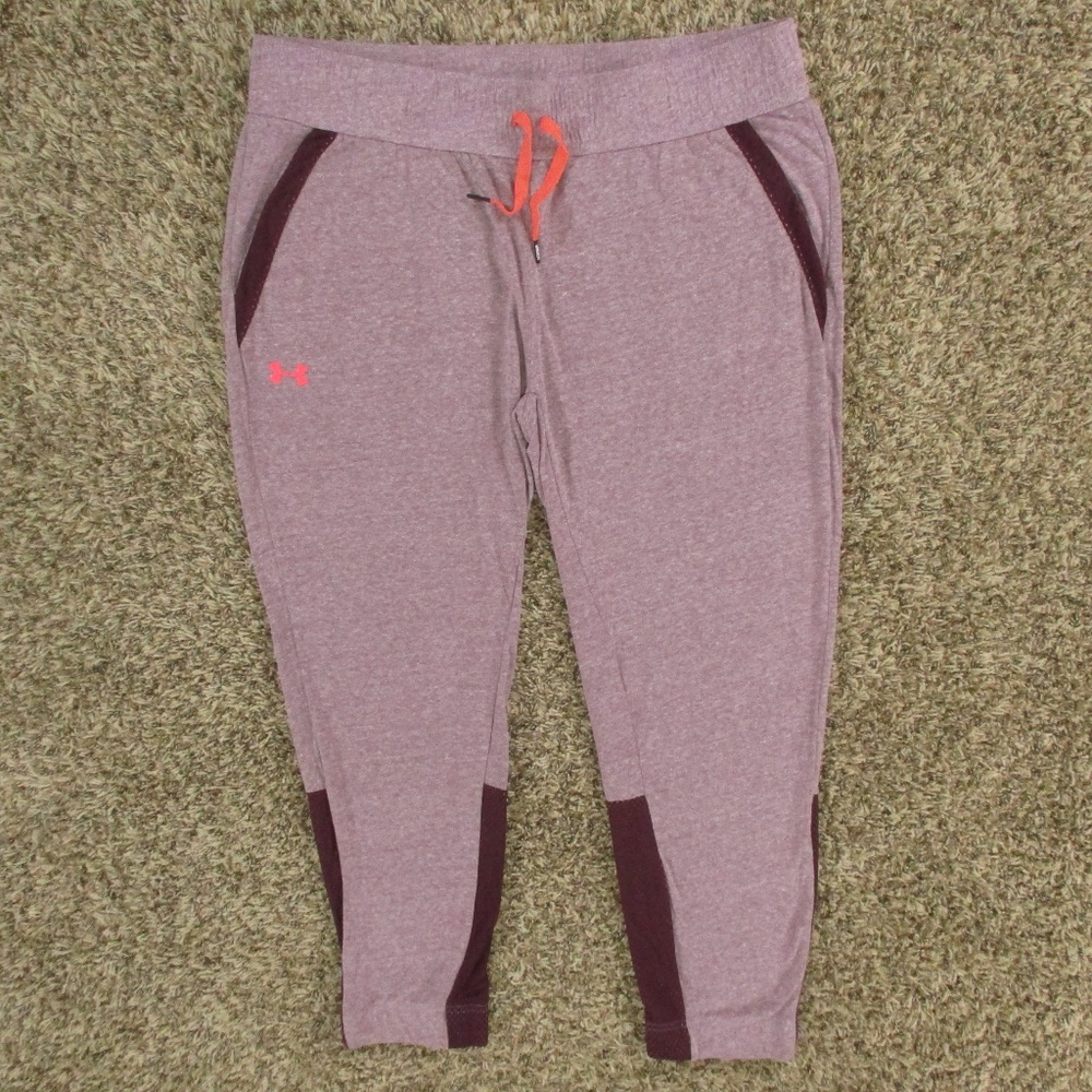 Under Armour Purple and Orange Track Pants